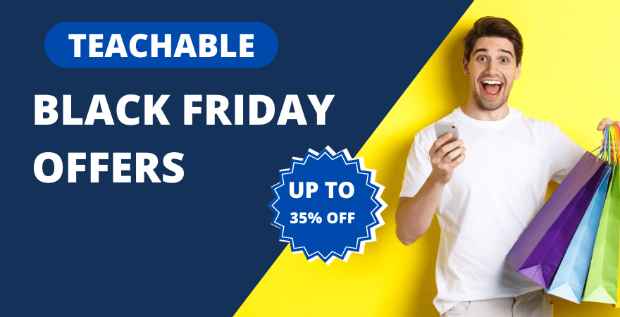 Ofertas ensináveis ​​da Black Friday 2023 (40% OFF) Ao vivo agora