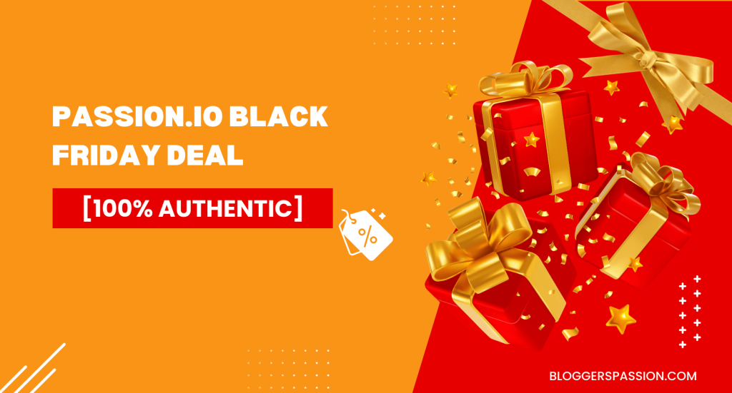 Passion.io Black Friday (60% de desconto para sempre😲 | A oferta está ativa)