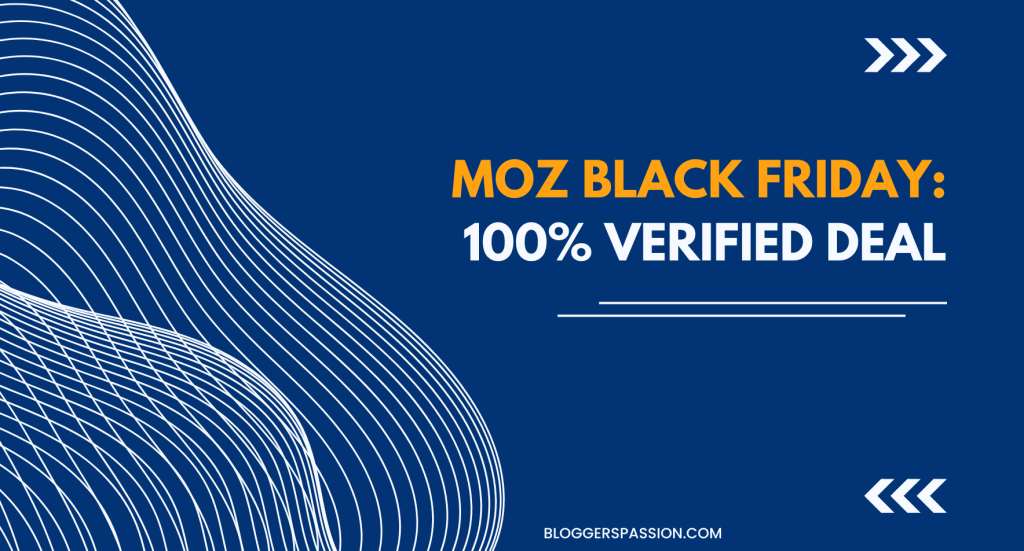 Ofertas Moz Black Friday 2024 (36% OFF