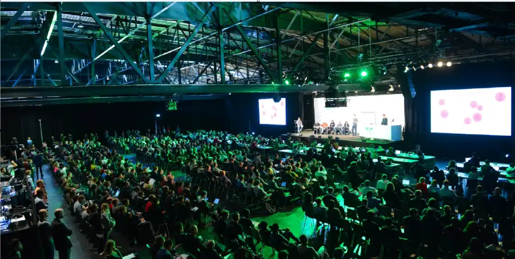 TechCrunch Disrupt event main stage