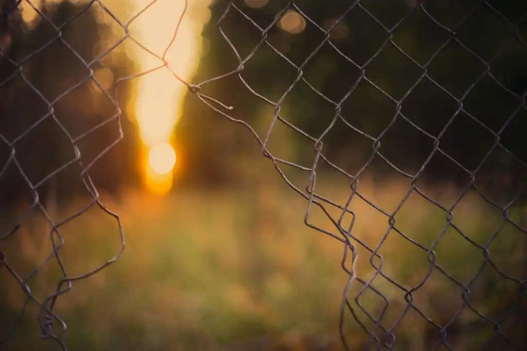 broken fence